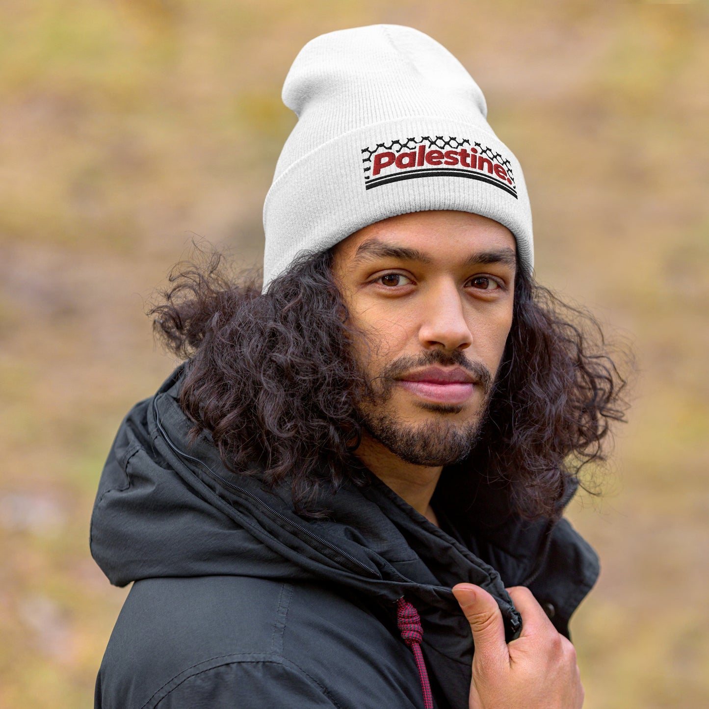 Palestine Cuffed Beanie