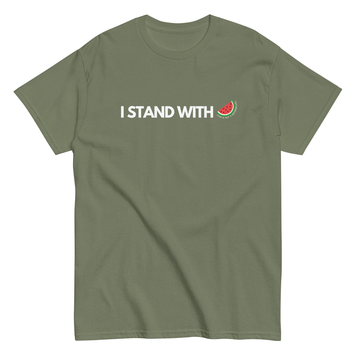 Solidarity Slice Palestine Watermelon Tee