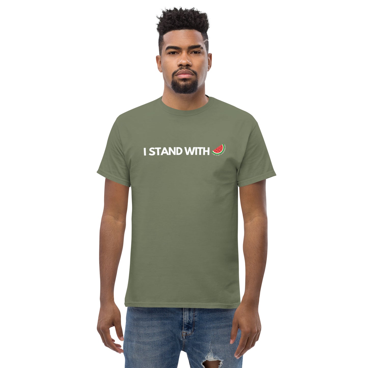 Solidarity Slice Palestine Watermelon Tee