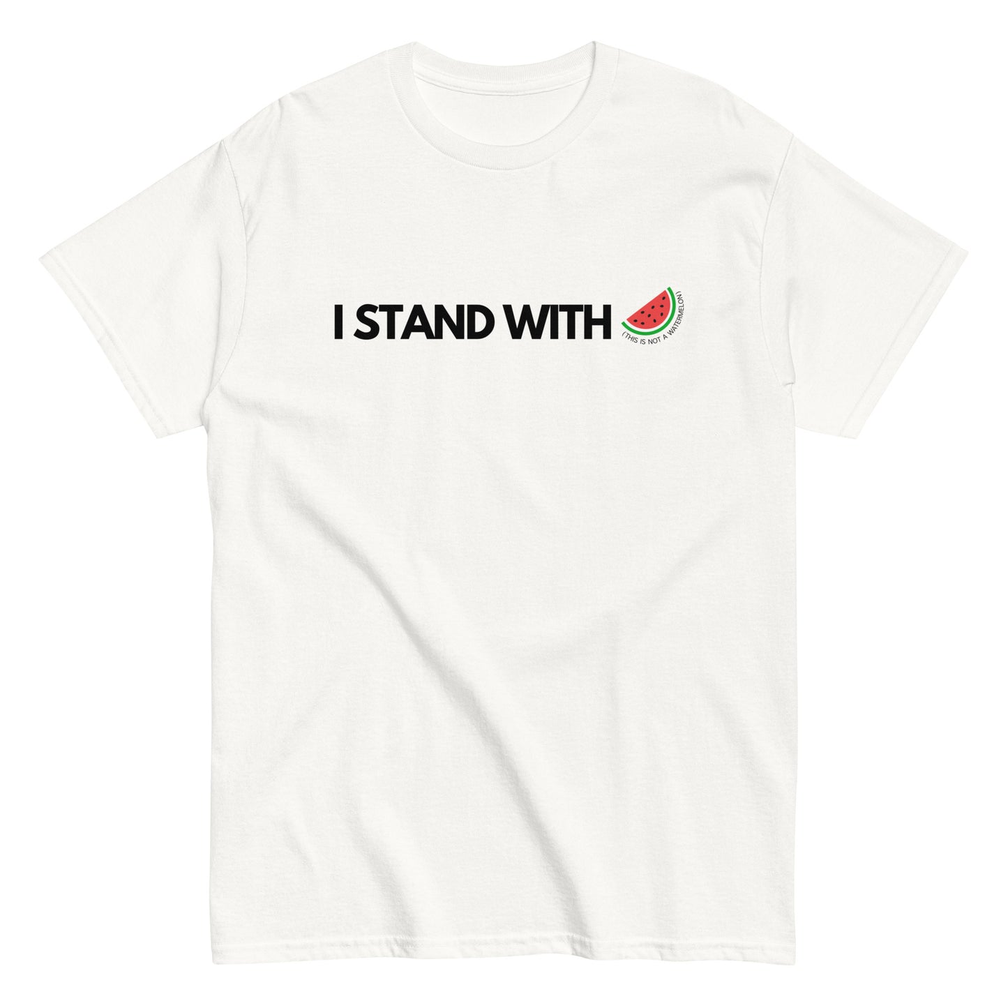 I Stand With Palestine Watermelon Men's Classic T-Shirt