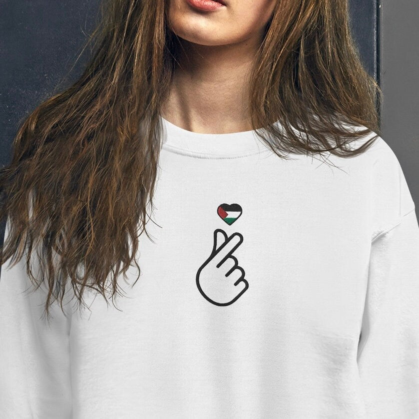 Palestine Heart Sweatshirt