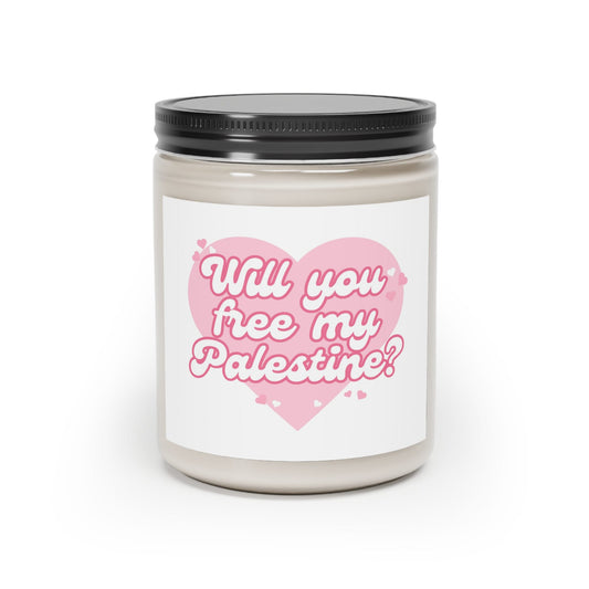 Palestine Valentine Candle